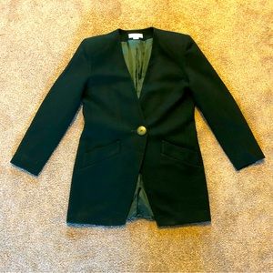 Saville Suit Tweed Blazer 4🌟100% Pure Wool Classic Workwear Career Pockets